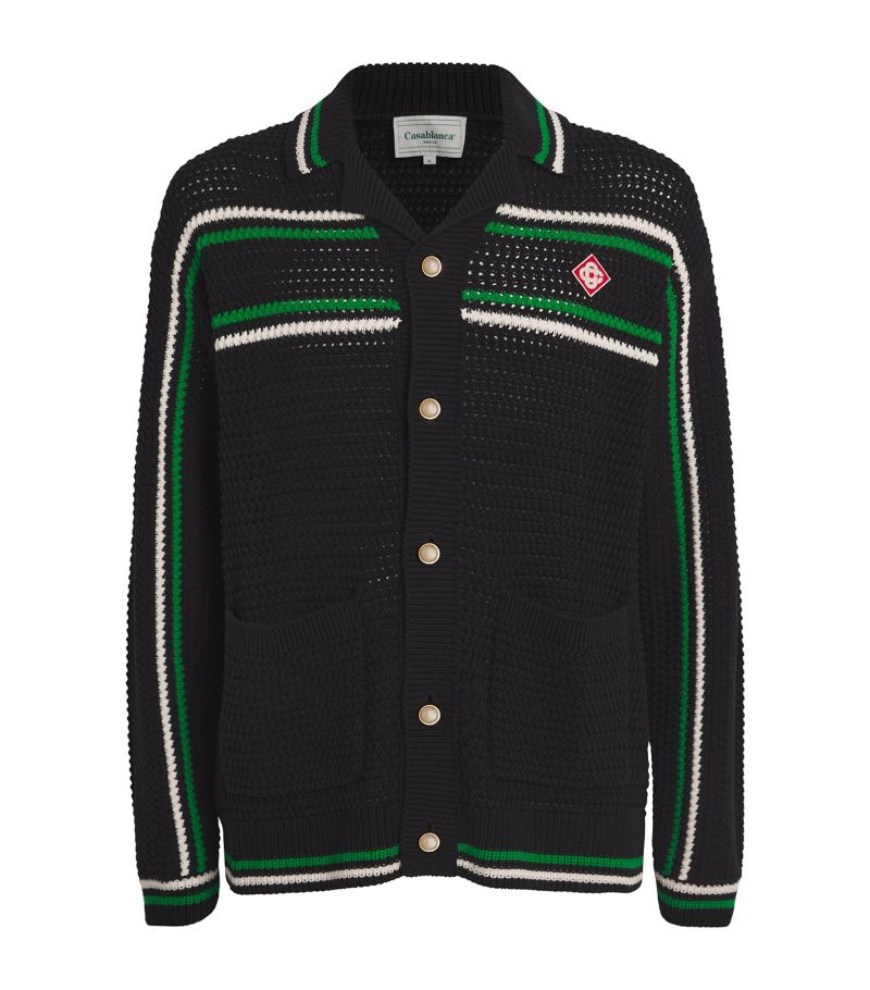 Casablanca Crochet Tennis Shirt Jacket