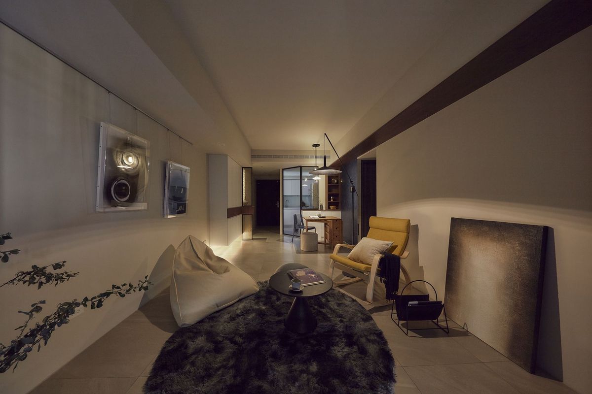 客廳解構潮流宅；去客廳化設計；家具軟裝；住宅；室內設計；室內設計