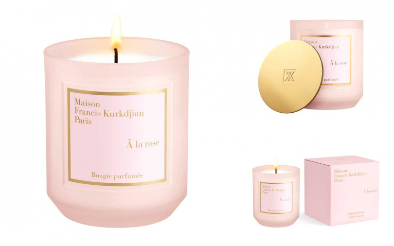 Maison Francis Kurkdjian愛戀玫瑰香氛蠟燭300g／4,500元（圖／品牌提供）