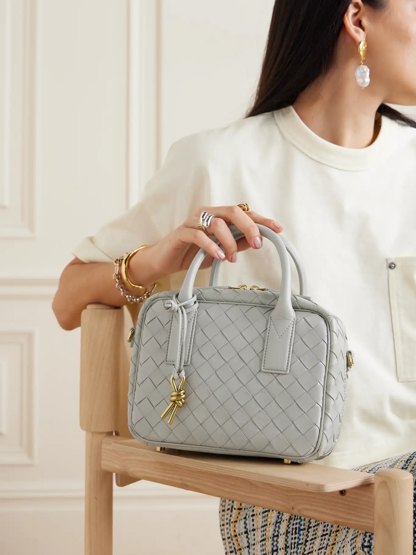 BOTTEGA VENETA Getaway small intrecciato leather tote