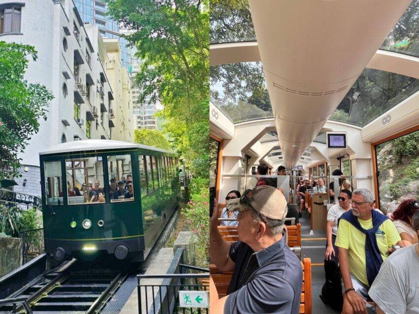 山頂纜車, 香港四天三夜