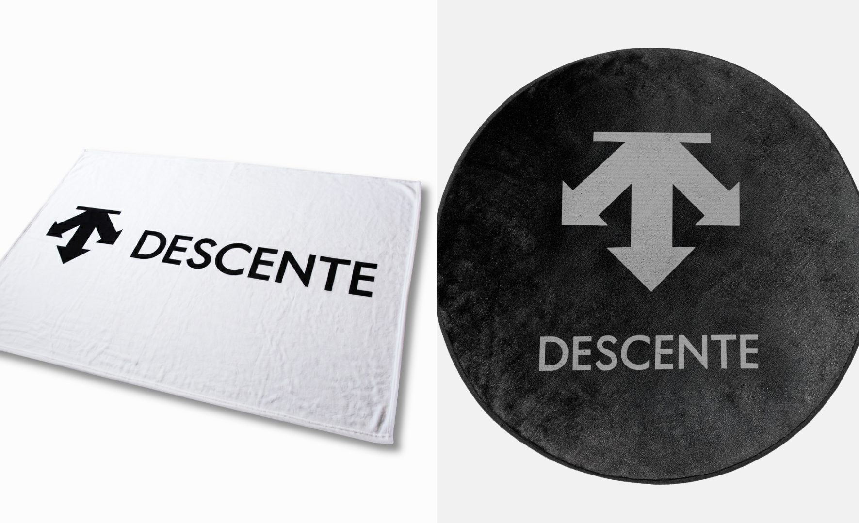 DESCENTE忠孝形象店歡慶開幕一週年，推出多項會員專屬優惠與滿額贈活動，這兩款地墊超想要。圖片：品牌提供