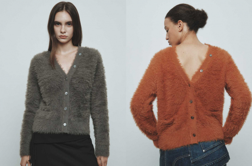 推薦單品：KIMMATIN系列兩穿毛絨開襟衫／7,000元（圖／品牌提供）