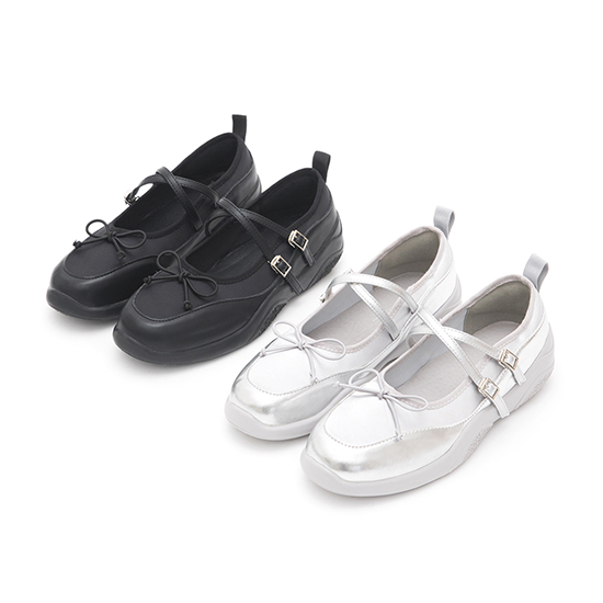 薄底鞋推薦 人間芭比雙釦帶運動風芭蕾鞋