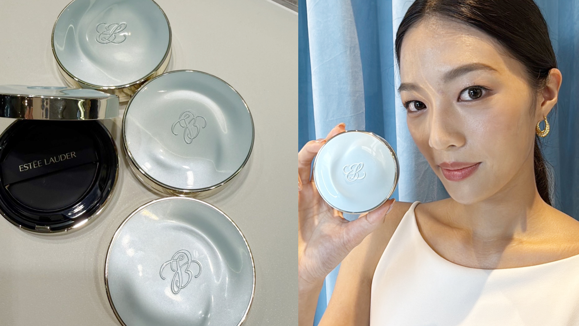 雅詩蘭黛粉持久「我的完美主場」快閃店-寶寶藍氣墊