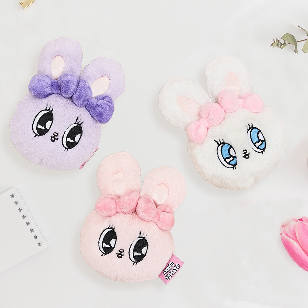 【艾絲樂小兔】絨毛吊飾 (粉色/紫色/白色)