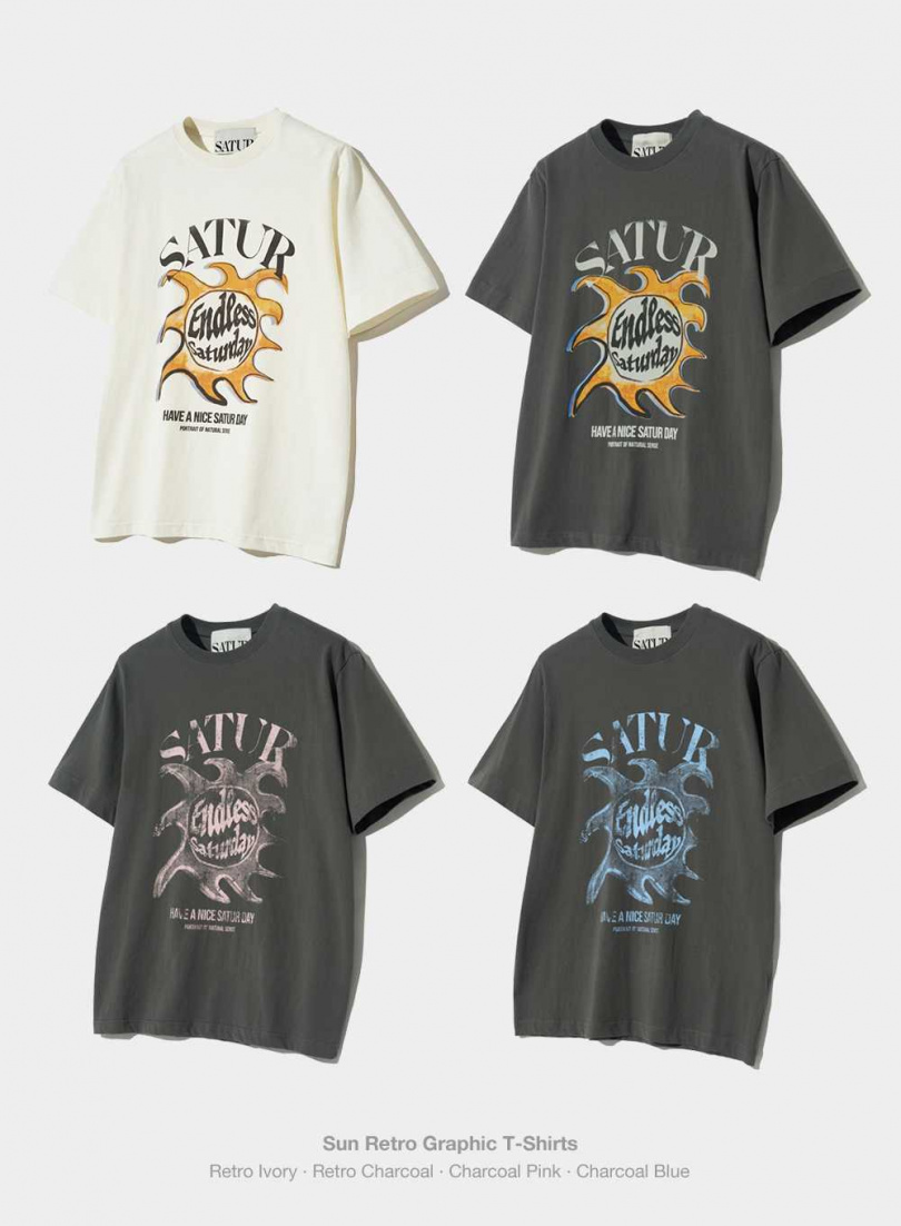 Sun Retro Graphic T-Shirts／2,630元（圖／品牌提供）