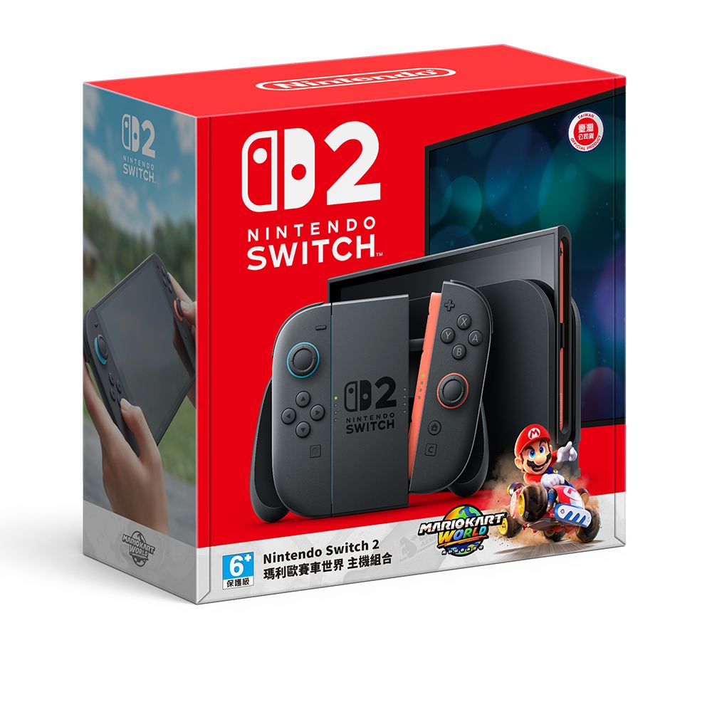 Nintendo Switch 任天堂｜Switch 2 瑪利歐賽車世界 主機組合
