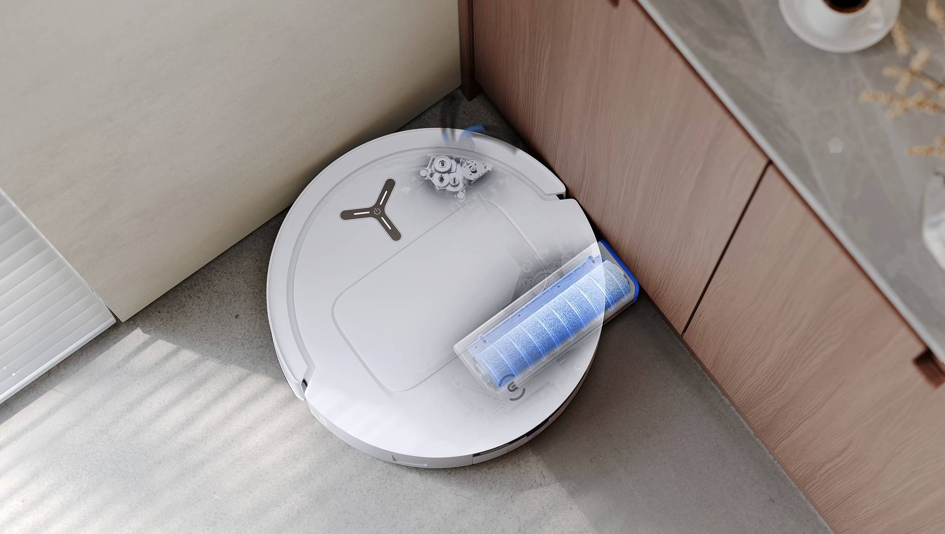 科沃斯 T80 OMNI 滾筒洗地機器人登場，導入恆壓活水技術、強化邊角清潔
