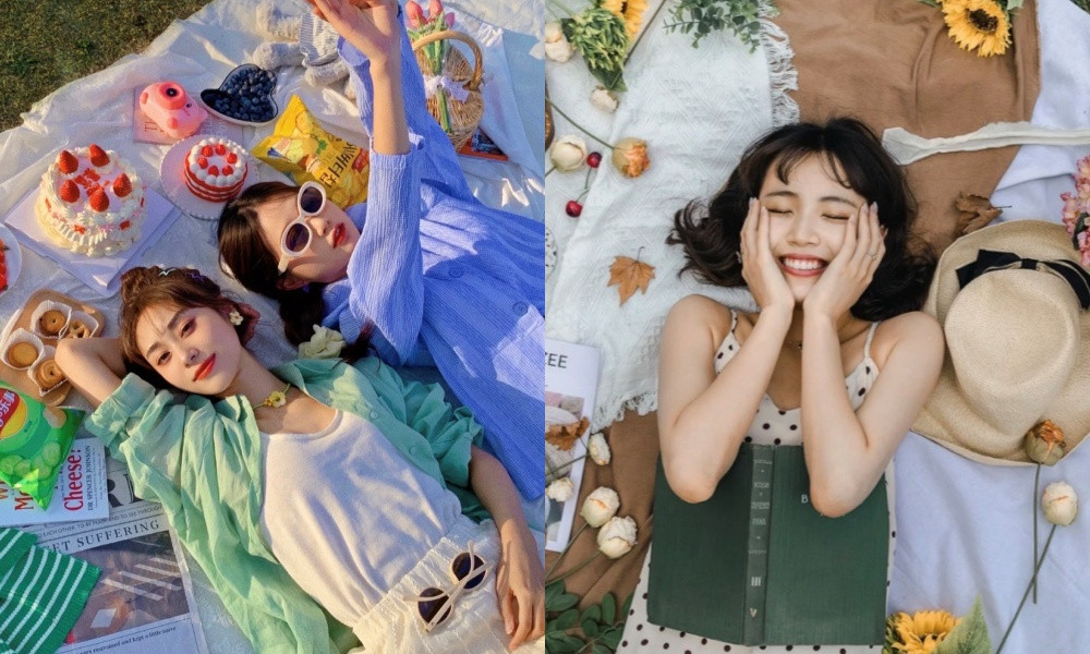 野餐美照怎麼拍？解鎖5種「野餐拍照姿勢」，躺拍可愛顯臉小、這招顯瘦5公斤
