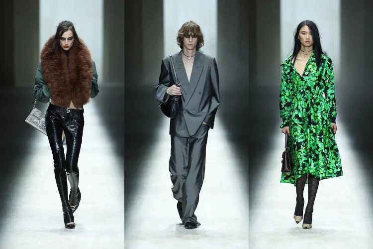 Demna 這一季把重點放在「重組」。他將原本界線分明的單品打散再拼接：運動服與洋裝合體成新的日常樣貌，內搭褲與長褲交疊出更貼身的下身比例，外套與上衣幾乎融為一件。結構聽來前衛，實際穿著卻流暢俐落。