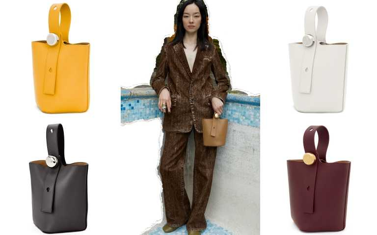 Pebble小牛皮迷你肩背包／各73,000元（圖／品牌提供）