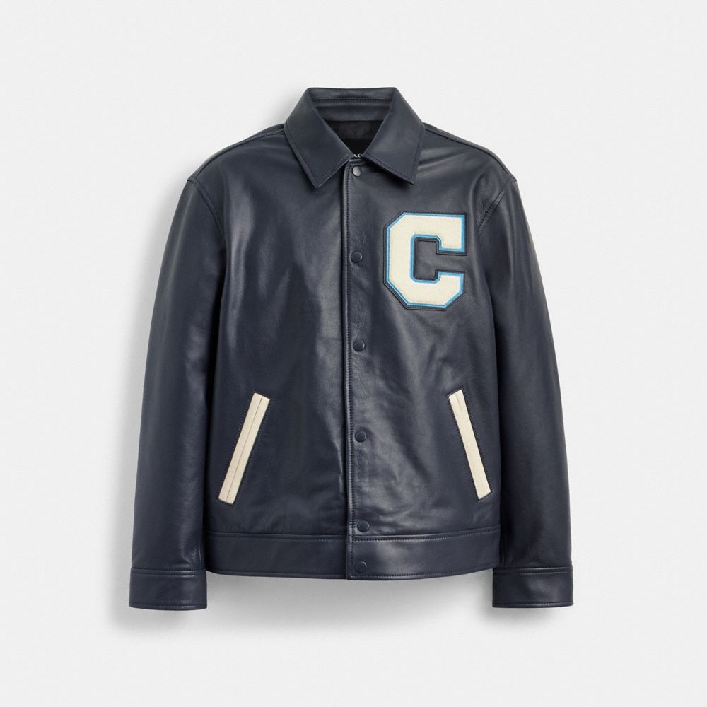 真皮 VARSITY 外套