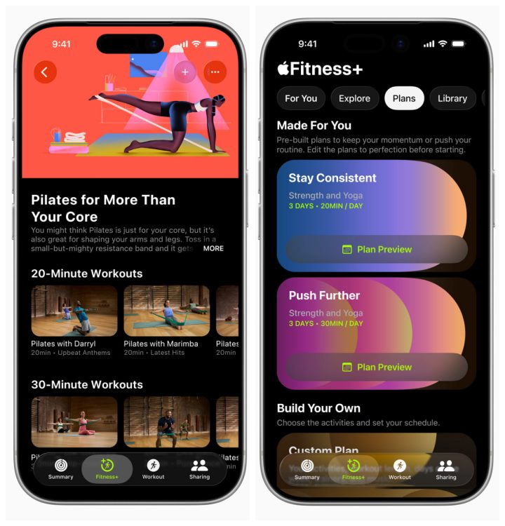 Apple Fitness+ 將於 12/15 上線，提供 12 種訓練類型、月付 150 元訂閱