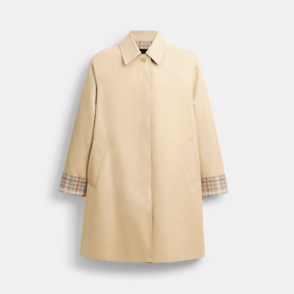 格子襯裏 HERITAGE 短大衣