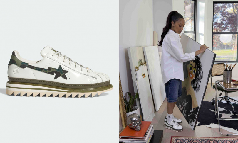 CLOT X BAPE® SUPERSTAR BY Edison Chen／7,800元（圖／品牌提供）