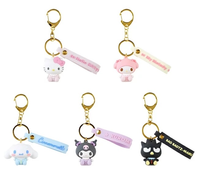 【日本正版】三麗鷗 嬰兒造型 鑰匙圈 吊飾 公仔 包包吊飾 大耳狗 酷洛米