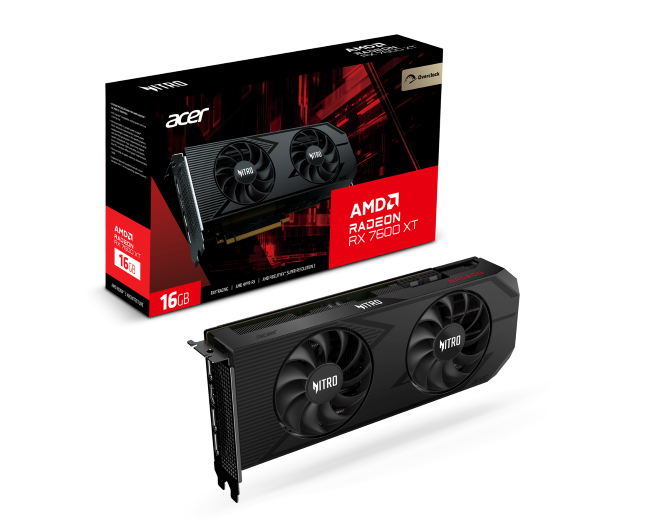 宏碁首款 Nitro Radeon RX 7600 XT OC 顯示卡全球同步開賣，價格 10,990 元