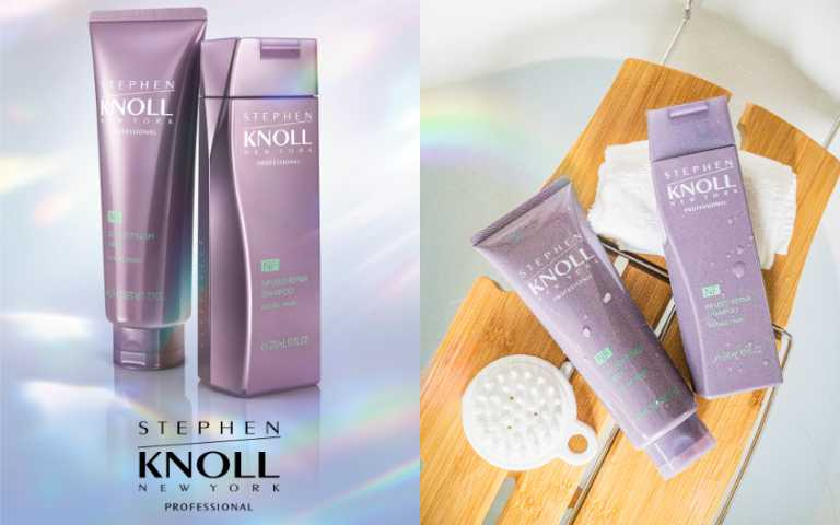 STEPHEN KNOLL 沙龍質感輕盈光采修護髮膜 220g／900元、自然光采修護髮膜 220g／900元（圖／品牌提供）