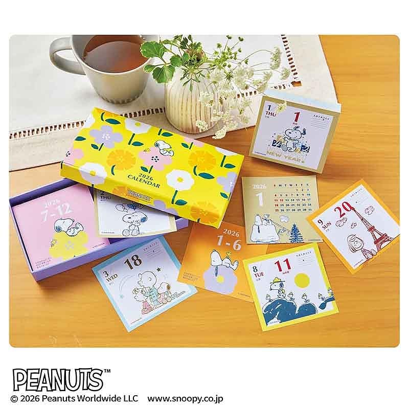 SNOOPY 2026年日曆