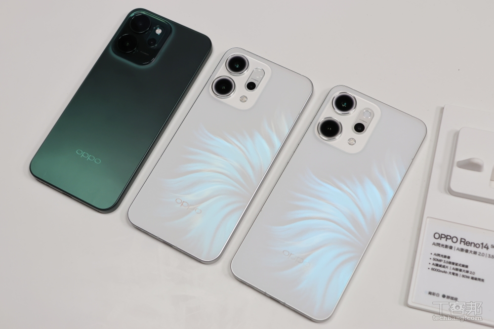 OPPO Reno14 系列登場：主打 4K 錄影與 AI 拍攝，三款機型一次推出