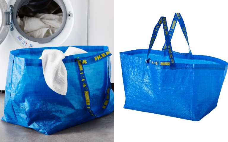 IKEA FRAKTA環保購物袋 藍色／29元（圖／品牌提供）