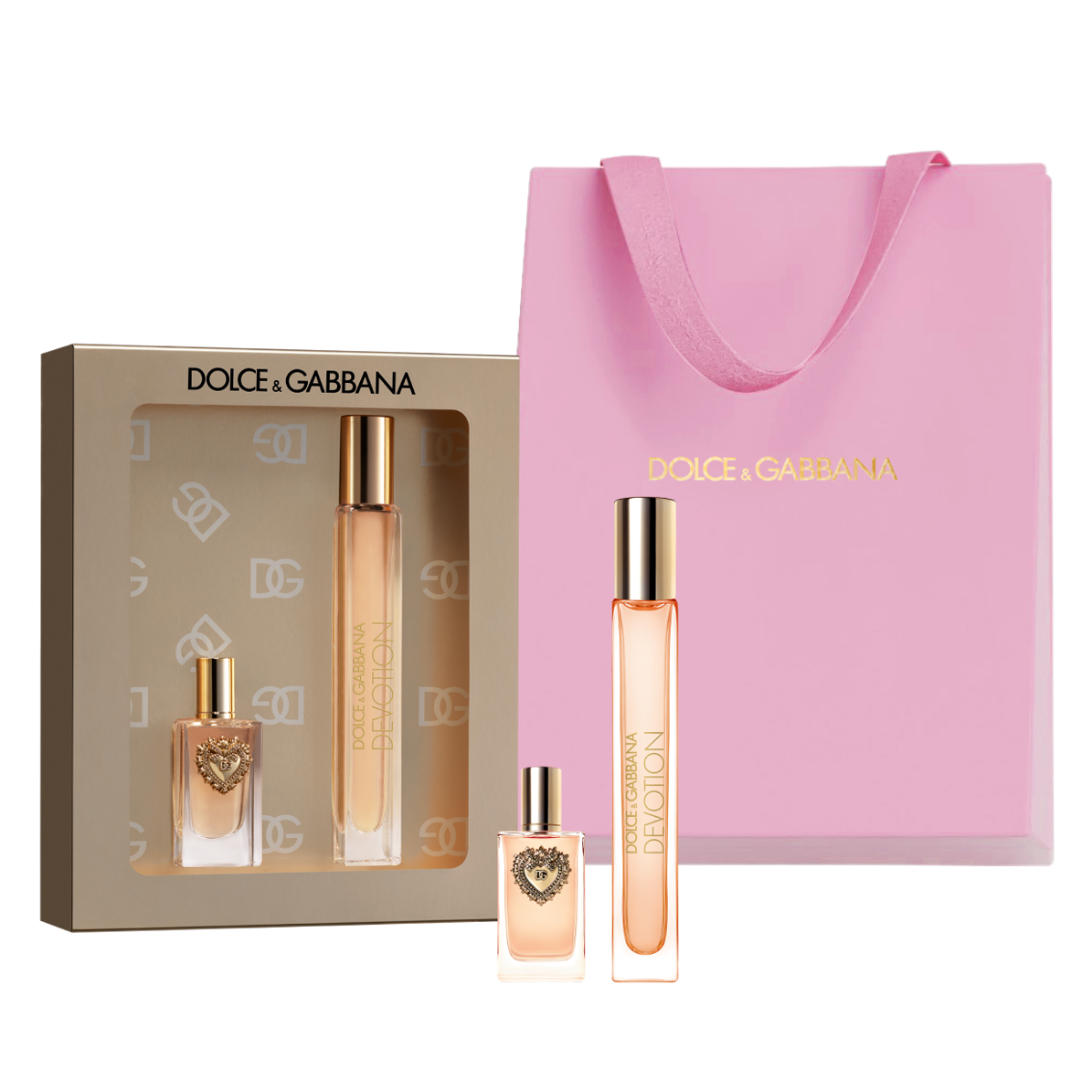 i-dle 曹薇娟 同款【Dolce & Gabbana】 摯愛女性淡香精10ml 燦金香氛禮盒(摯愛香氛系列)(女性生日送禮首選)