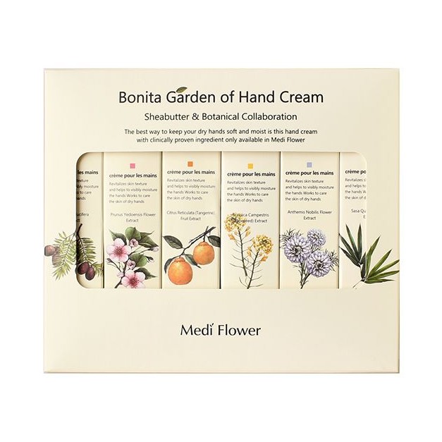 韓國 Medi Flower~濟州島經典護手霜禮盒(75mlx6入)盒裝