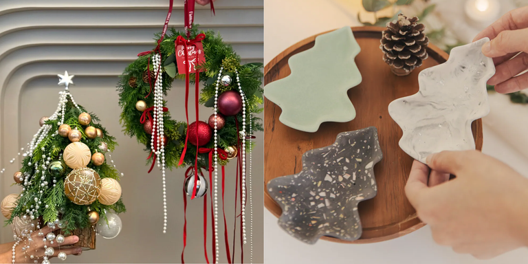 2025聖誕節行程推薦！社群爆紅「法式串珠掛繩、水磨石飾品盤、玻璃工藝體驗」手作課程 保證過節不無聊 | ELLE