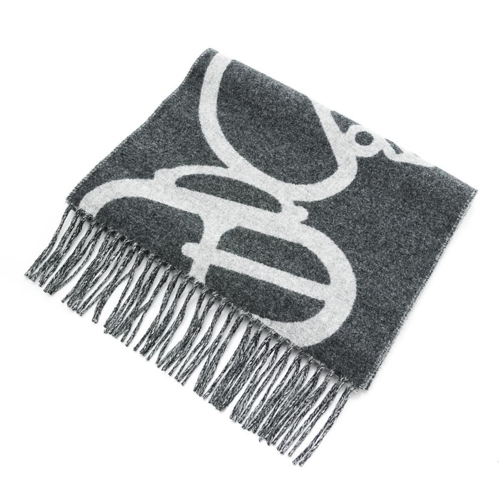 【HERMES 愛馬仕】HERMES 圍巾-線條馬圖形圍巾