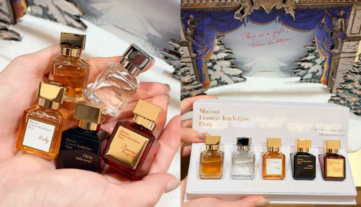 Maison Francis Kurkdjian 2026奢華隨行香氛禮盒 10mlX5／8,400元（圖／廖怡婷 攝）