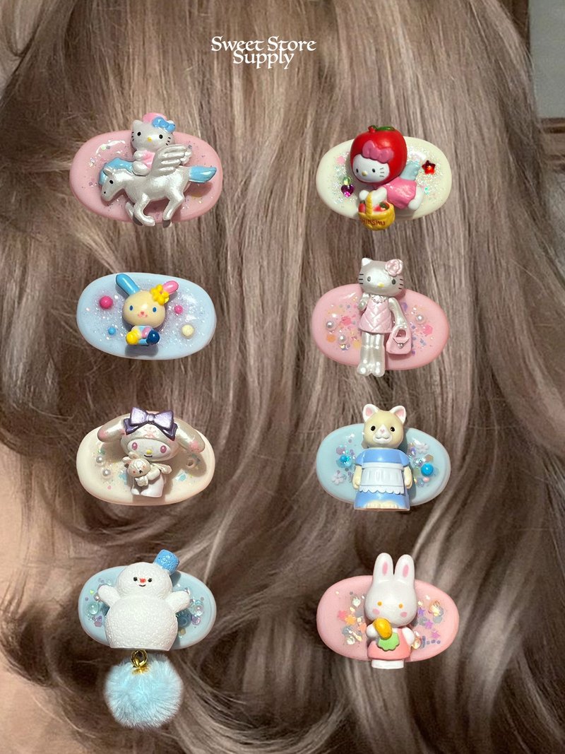 Sweetstore Supply原創獨家時尚可愛清新甜美手工迷你小髮夾