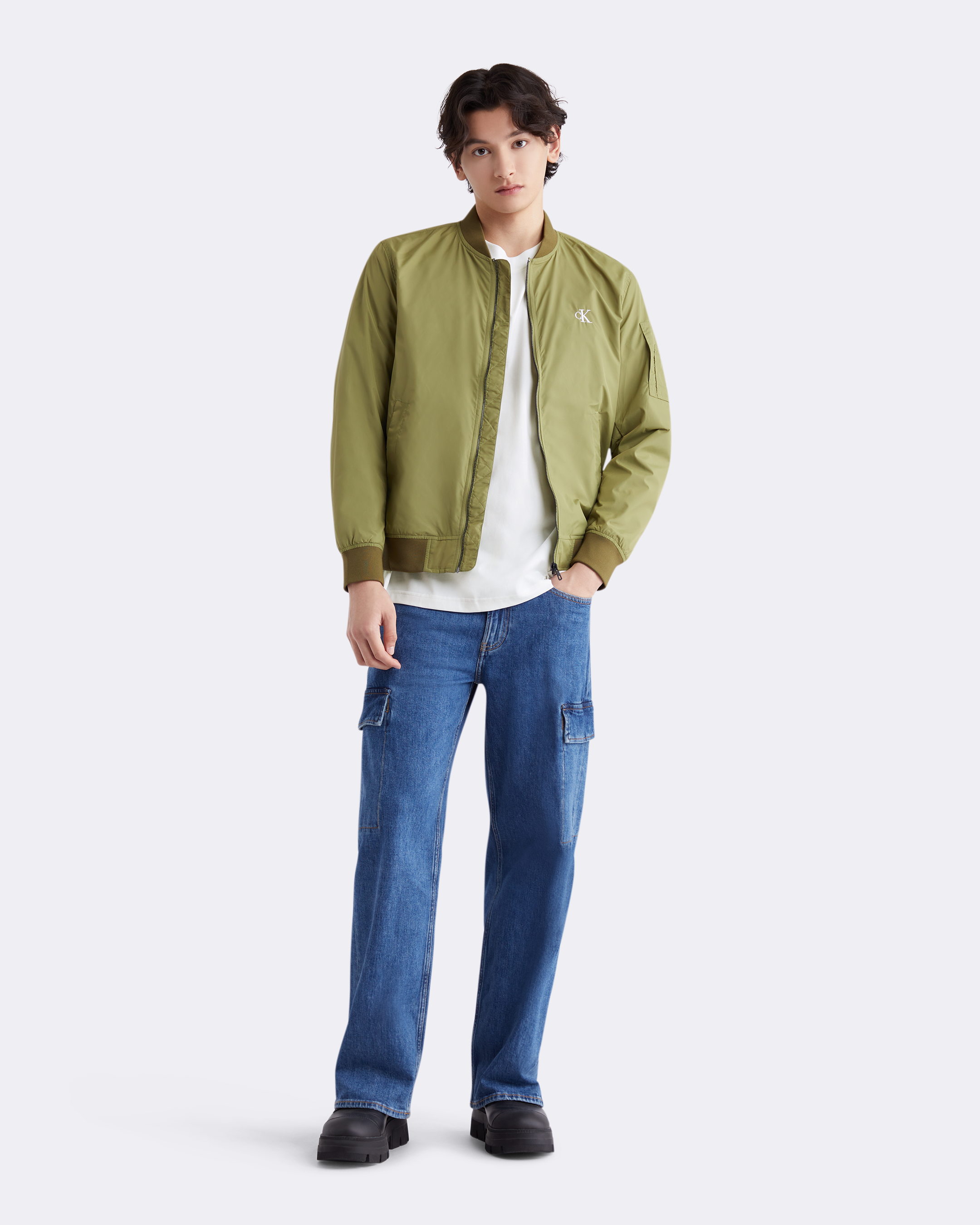 Calvin Klein Jeans 90 年代寬鬆工裝牛仔褲