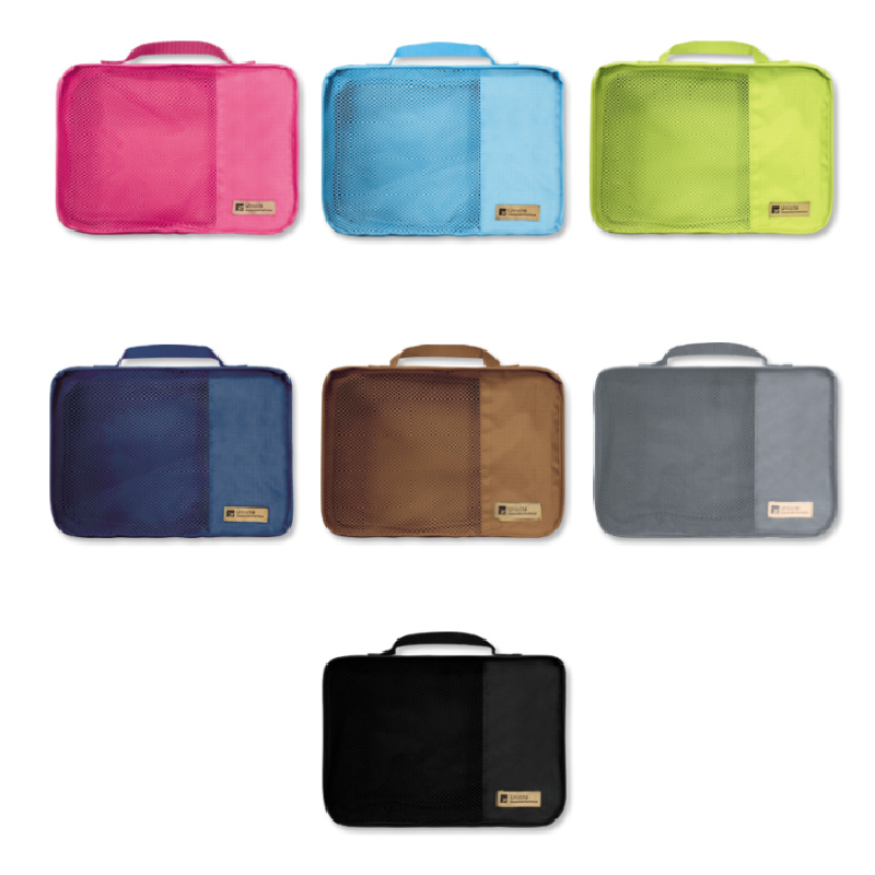 旅行用雙層分類收納袋-顏色隨機出貨