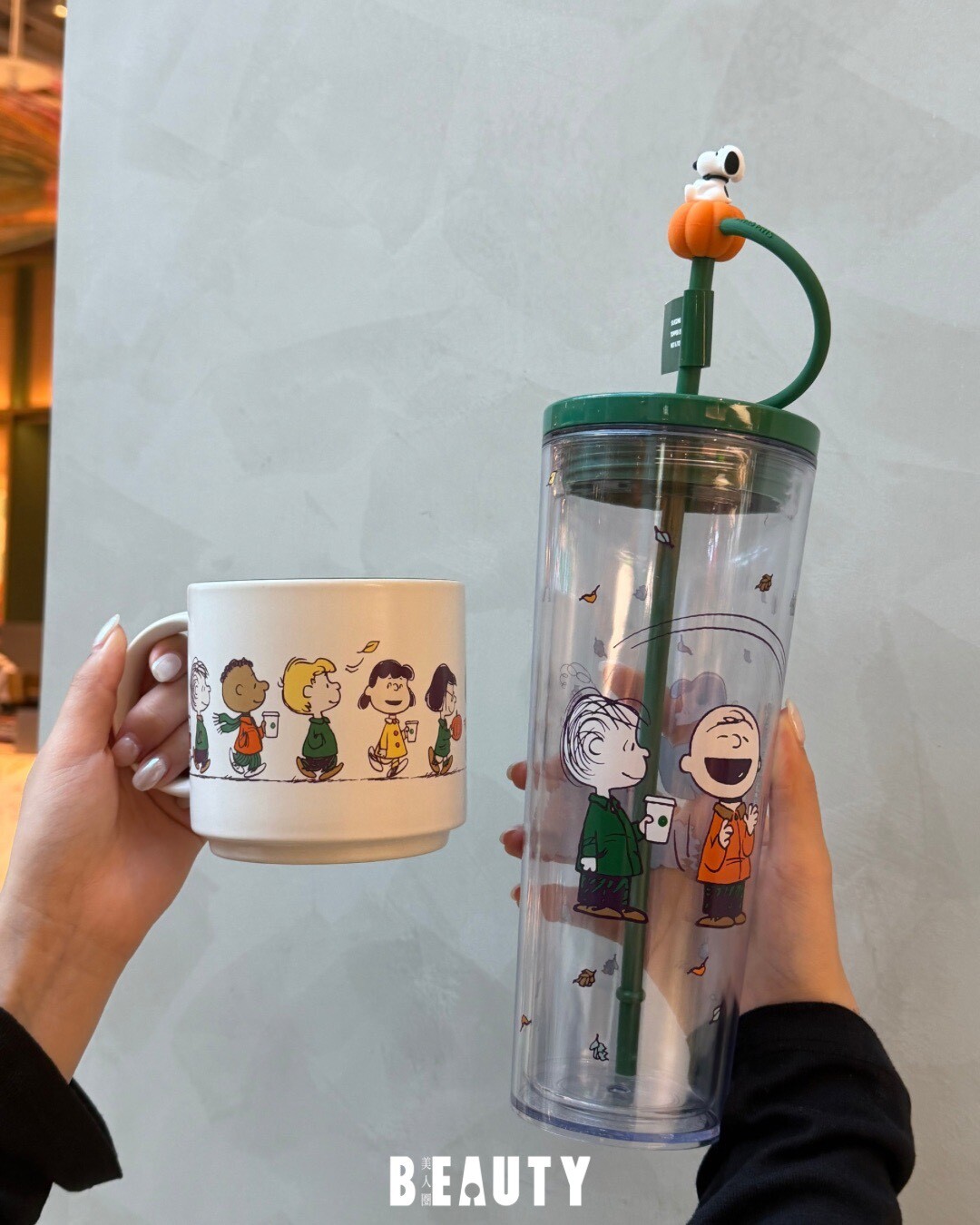 星巴克Ｘ史努比聯名登場！PEANUTS玻璃冷水杯、南瓜吊飾不鏽鋼杯、綠圍裙娃等9款一次看