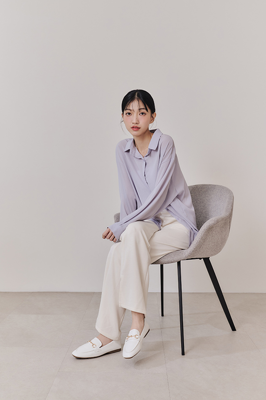 薄底鞋推薦　超軟Q馬銜釦樂福鞋穿搭 實穿百搭