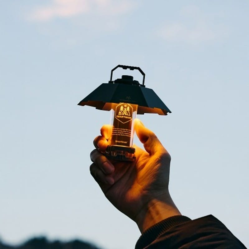 LED 韓式氛圍露營燈 深黑色