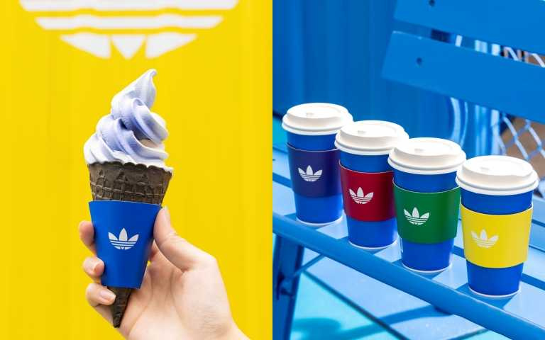 在originals !SLAND時尚咖啡服務站可以買到咖啡特調飲品&藍色霜淇淋！（圖／品牌提供）