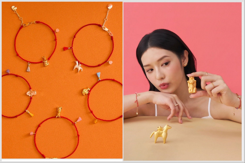 系列更延伸項鍊、耳環、擺件與御守香氛包，低敏925純銀材質，輕鬆融入日常穿搭。（圖／品牌提供）