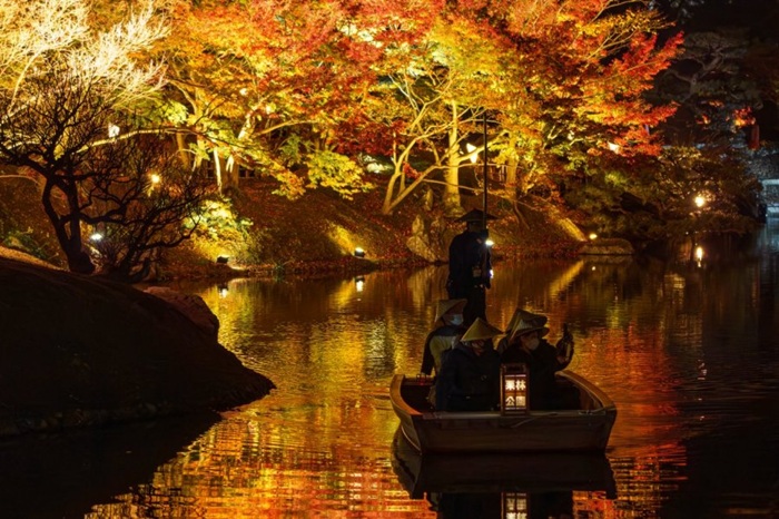 四國紅葉推薦景點－香川 栗林公園