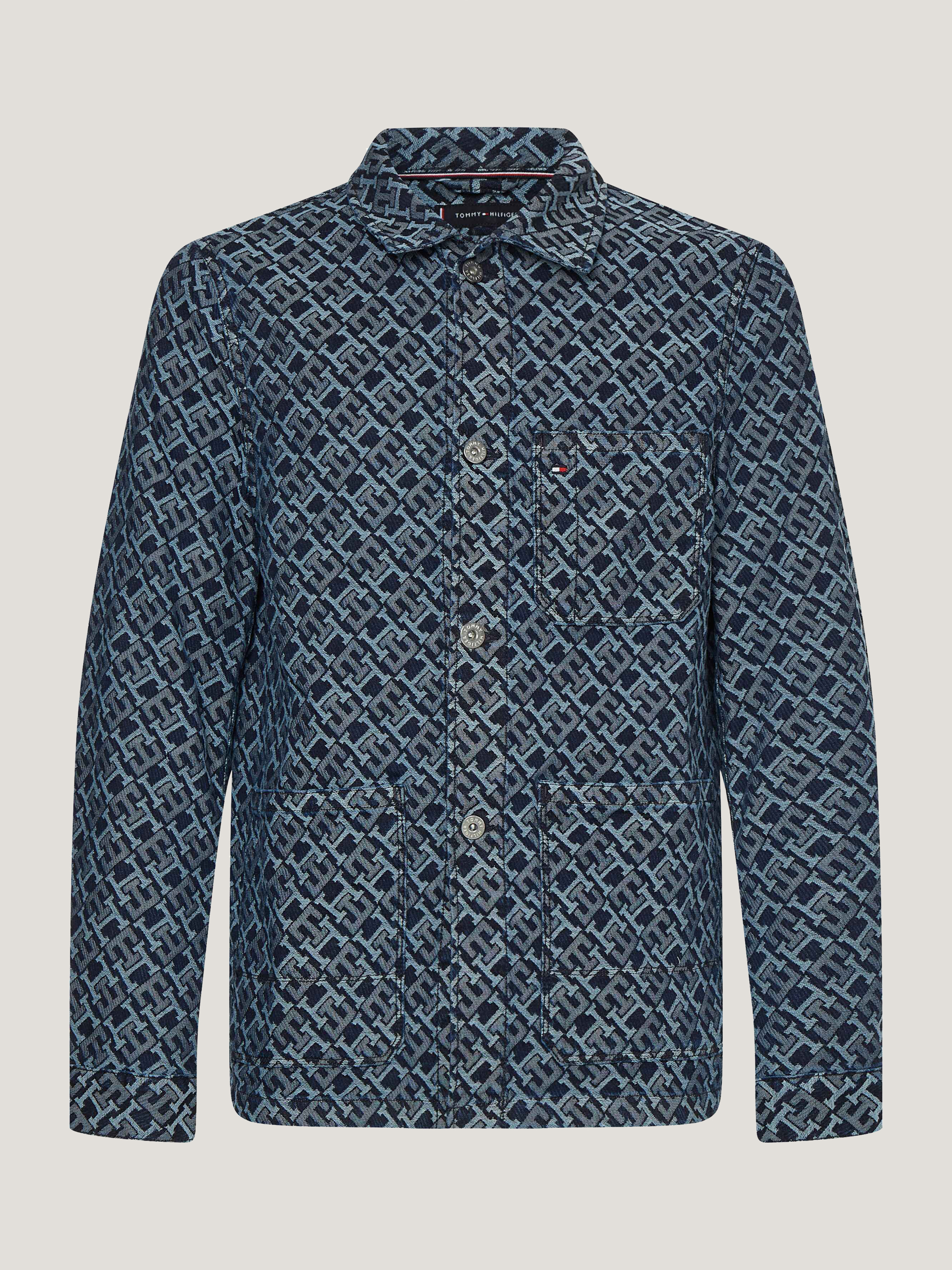 TOMMY HILFIGER 花押字牛仔工裝夾克