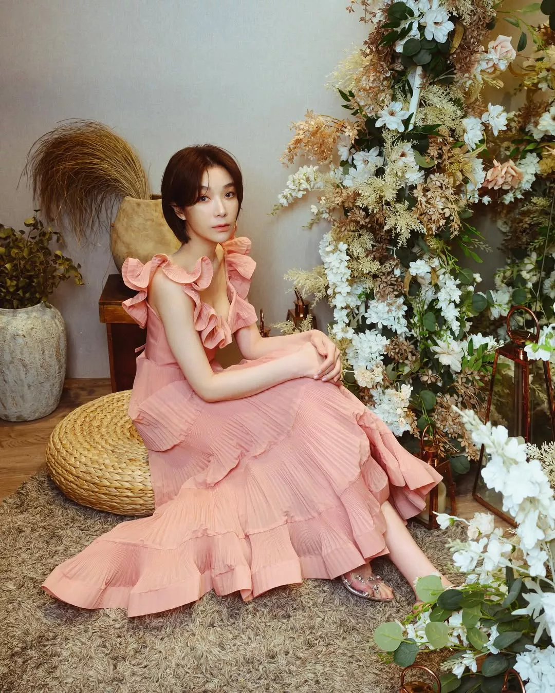 蔡淑臻減齡短髮示範1：八字瀏海耳下短髮