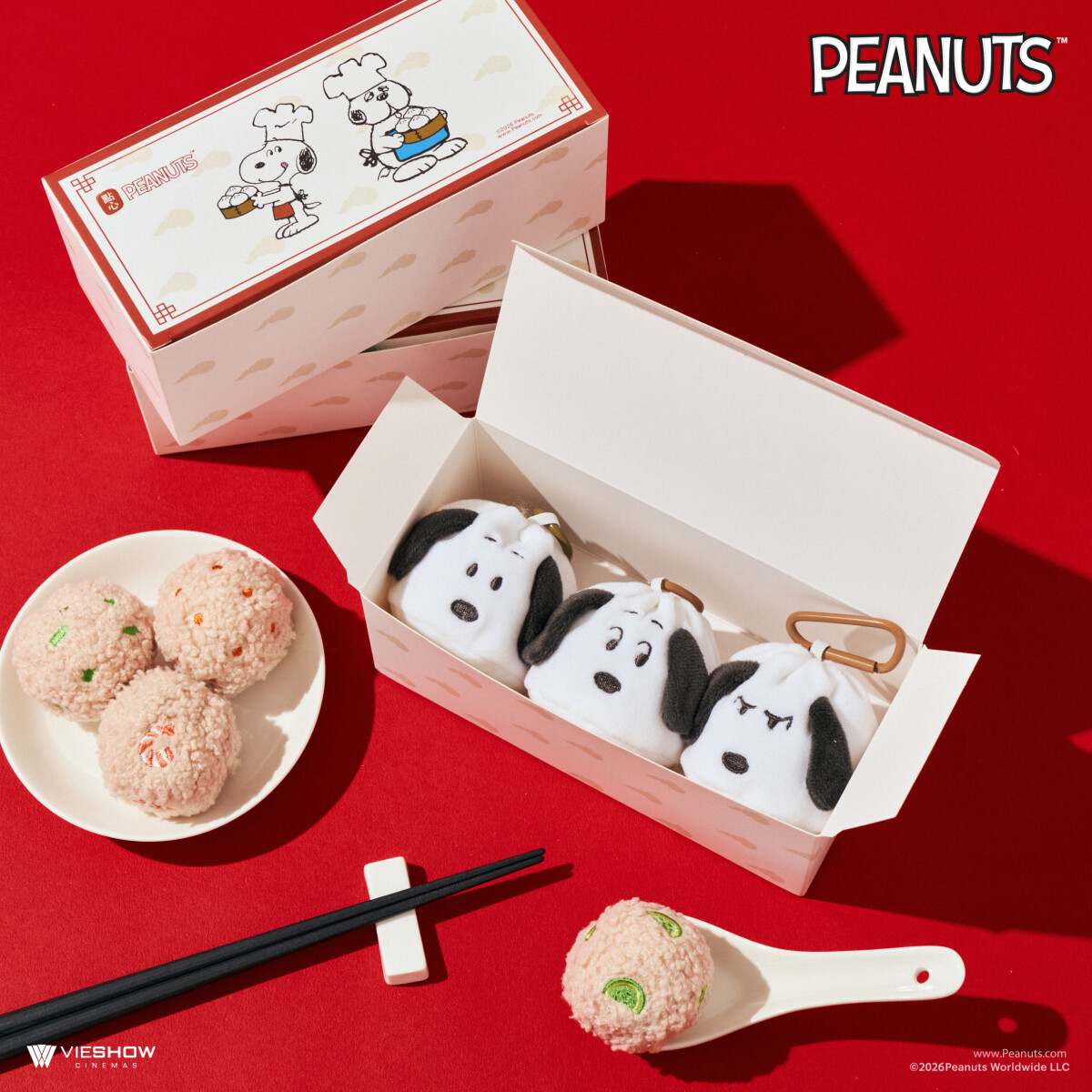 史努比小籠包造型吊飾居然還有「內餡」！