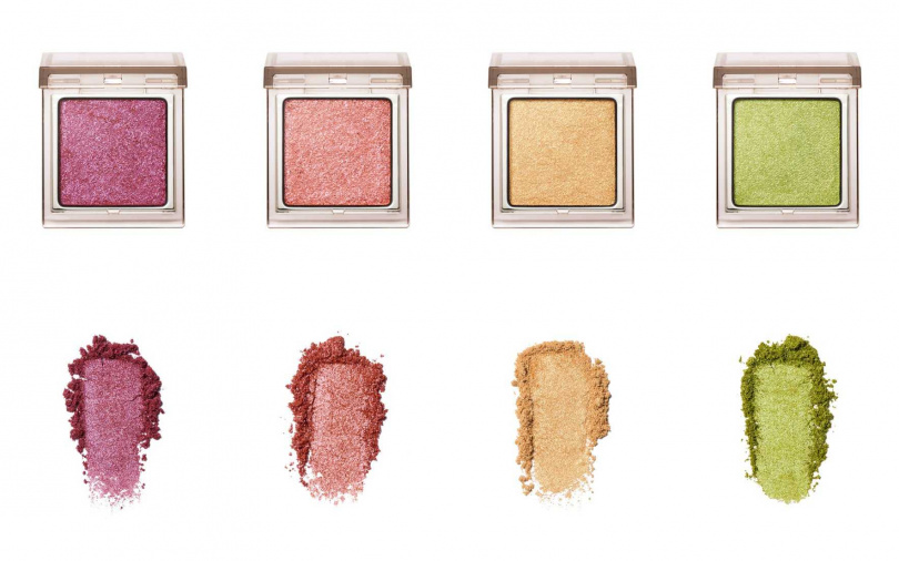 RMK無拘單色眼影#EX-05、#EX06、#EX-07、#EX-08／各1,000元（圖／品牌提供）