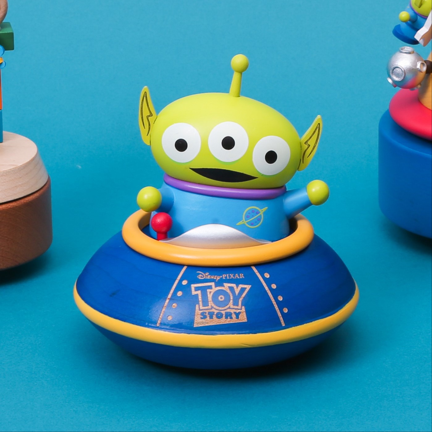 【迪士尼Disney】玩具總動員 三眼怪 轉身音樂鈴 Wooderful life｜知音文創