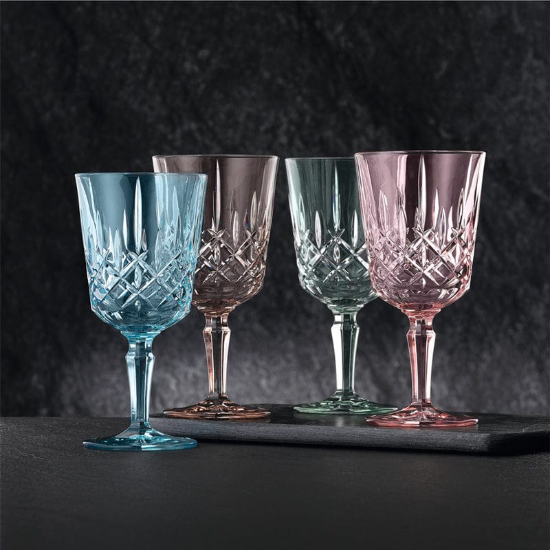 貴族復古系列-雞尾酒杯2入-任選(棕灰色/玫瑰/水藍/薄荷) 玫瑰