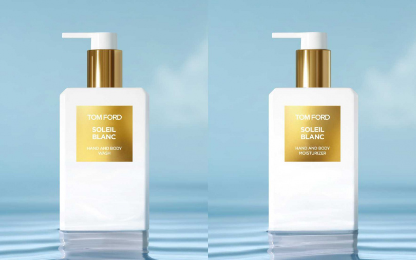 TOM FORD夏日沙灘潔膚露250ml／2,350元、TOM FORD夏日沙灘潤膚乳250ml／3,650元（圖／品牌提供）