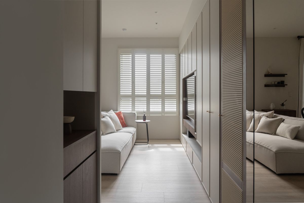 小坪數空間；客廳；住宅；建築；室內設計